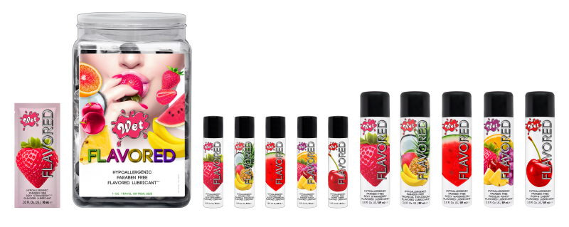 Съедобный лубрикант&nbsp;WET&nbsp;Flavored&nbsp;Aardbei&nbsp;Glijmiddel&nbsp;(Сочная клубника) 89&nbsp;мл