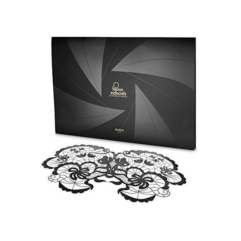 Виниловая маска Anna от Bijoux Indiscrets, черная
