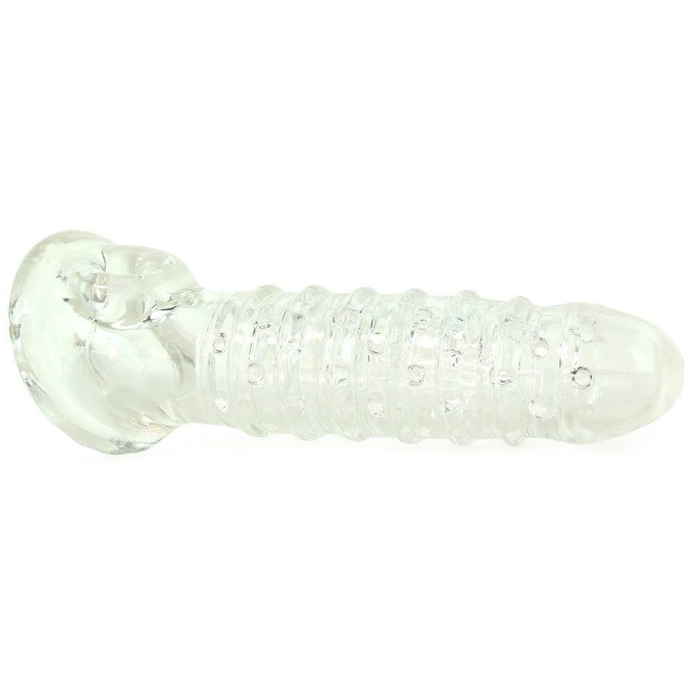 Насадка на пенис удлиняющая RENEGADE RIBBED EXTENSION CLEAR