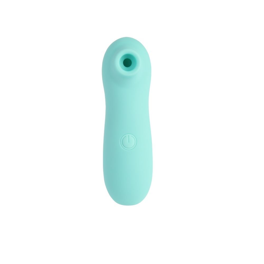 Вакуумный вибратор Chisa Irresistible Touch, бирюзовый