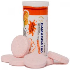 Збудливі шипучі таблетки для чоловіків і жінок Kamagra citrate effervescent (ціна за упаковку)