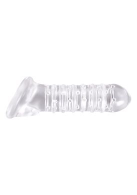 Насадка на пенис удлиняющая RENEGADE RIBBED EXTENSION CLEAR
