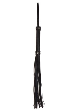 Плеть-флоггер Taboom Large Whip черная, 45 см