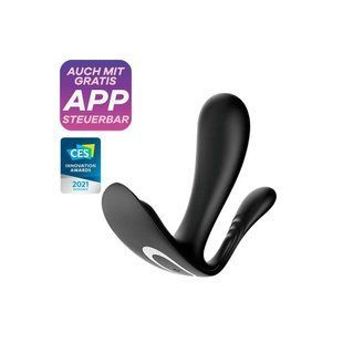 Смарт вибратор в трусики Satisfyer Satisfyer Top Secret+ черный