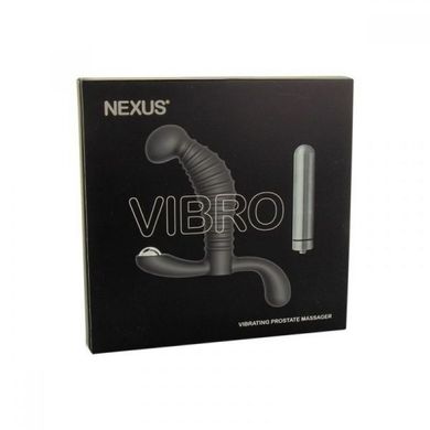 Массажер простаты The Nexus Vibro с вибрацией, 11.5 см х 3.2 см