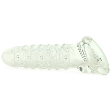 Насадка на пенис удлиняющая RENEGADE RIBBED EXTENSION CLEAR