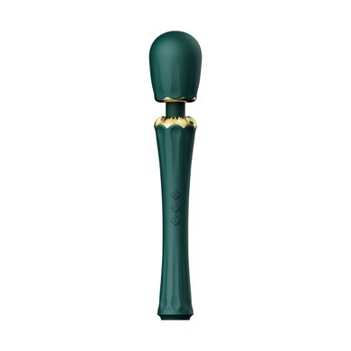 Вибратор микрофон с насадками Zalo Kyro Wand Turquoise Green