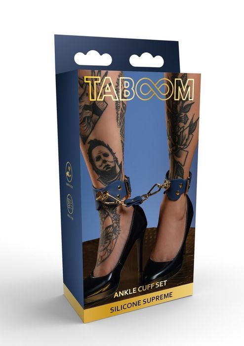 Набір силіконових манжет на щиколотки Taboom Silicone Supreme, синій