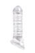 Насадка на пенис удлиняющая RENEGADE RIBBED EXTENSION CLEAR
