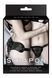 Трусики для стпрапона с 2 кльцами STRAPON BLACK PU HARNESS WITH TWO RINGS