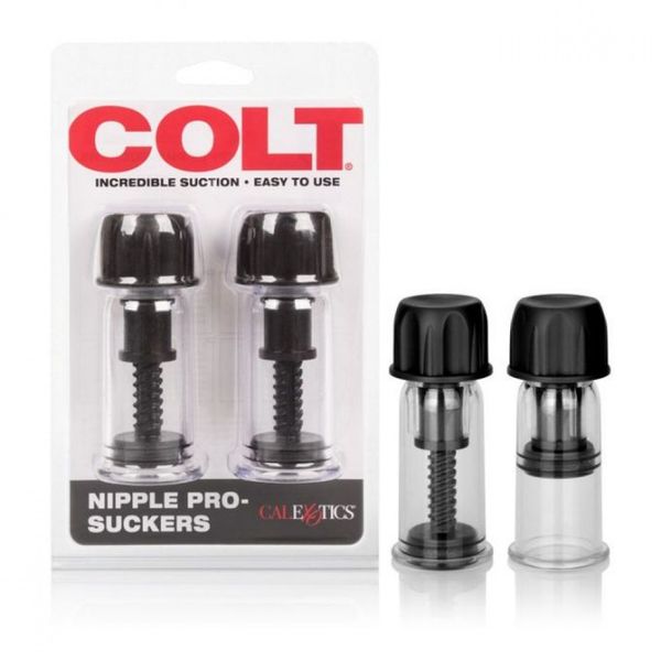 Присоски Nipple Pro для повышенной чувствительности BDSM Colt Black