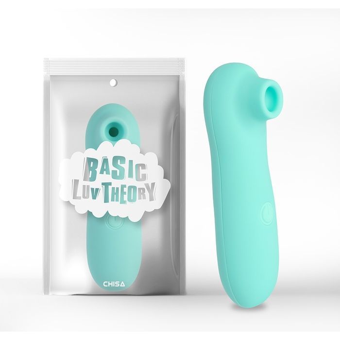 Вакуумный вибратор Chisa Irresistible Touch, бирюзовый