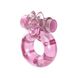 Кольцо эрекционное с вибрацией Baile bunny, розовое, 1.5 см