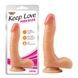 Фаллоимитатор&nbsp;реалистичный Chisa Keep&nbsp;Love&nbsp;на присоске, бежевый