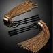 Зажимы для сосков Guilty Pleasure Tassel Tease Clamps, черно-золотые