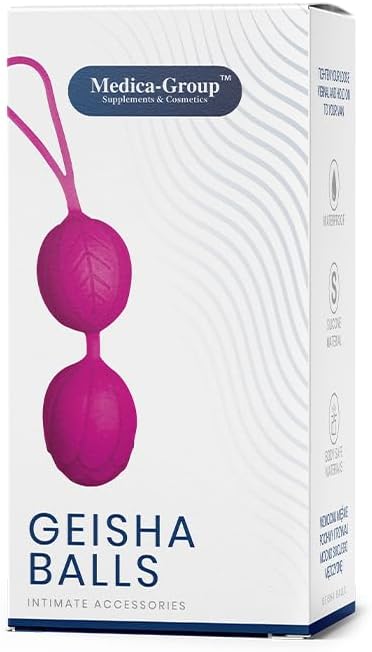 Вагінальні кульки гейші Medica Group Geisha Balls, фіолетові, 3.6 см
