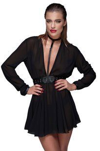 Сукня&nbsp;прозора&nbsp;з&nbsp;поясом&nbsp;F150&nbsp;Noir&nbsp;Handmade L