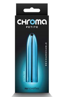 Віброкулька NS Novelties, що перезаряджається, Chroma Petit, блакитний