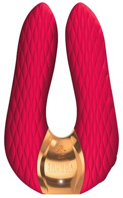 Клиторальный вибратор Shunga Aiko розовый, 10.5 см х 6.5 см