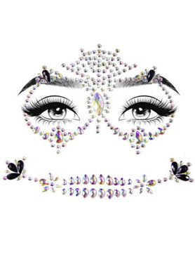 Украшения для лица Leg Avenue Calavera face jewels sticker O/S