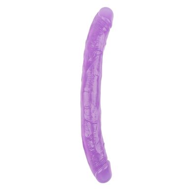 Фаллоимитатор двухсторонний фиолетовый Chisa Hi-Rubber 32,5 см *3,5 см