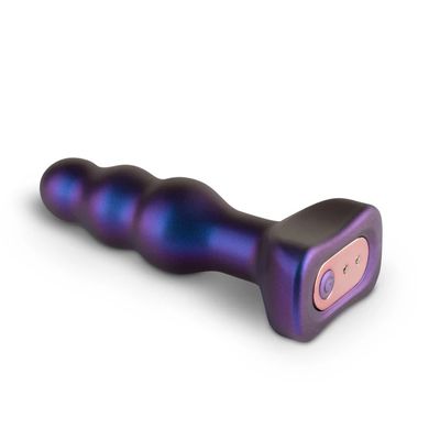 Анальная пробка с вибрацией Hueman, фиолетовая, 3,7 см