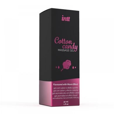 Съедобный массажный гель для интимных зон Intt Cotton Candy (30 мл)
