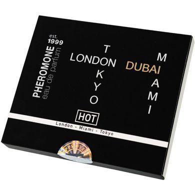Набір парфумів для чоловіків з феромонами HOT LMTD Pheromone Perfume Мen, 4x5 мл