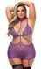 STRAPPY MINI DRESS & G-STRING SET, XL