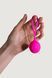 Вагинальный шарик Adrien Lastic Mia Geisha Ball S Magenta с двойной плотностью, розовый