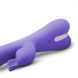 Вибратор-кролик Trix Good Vibes Only, силиконовый, фиолетовый, 22.5х4 см