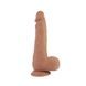 Фалоімітатор реалістичний з мошонкою, на присосці, бежевий, Chisa T-skin ReaL Desire Sniper