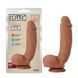 Фалоімітатор реалістичний з присоском, коричневий, Chisa T-Skin ReaL Sensualism