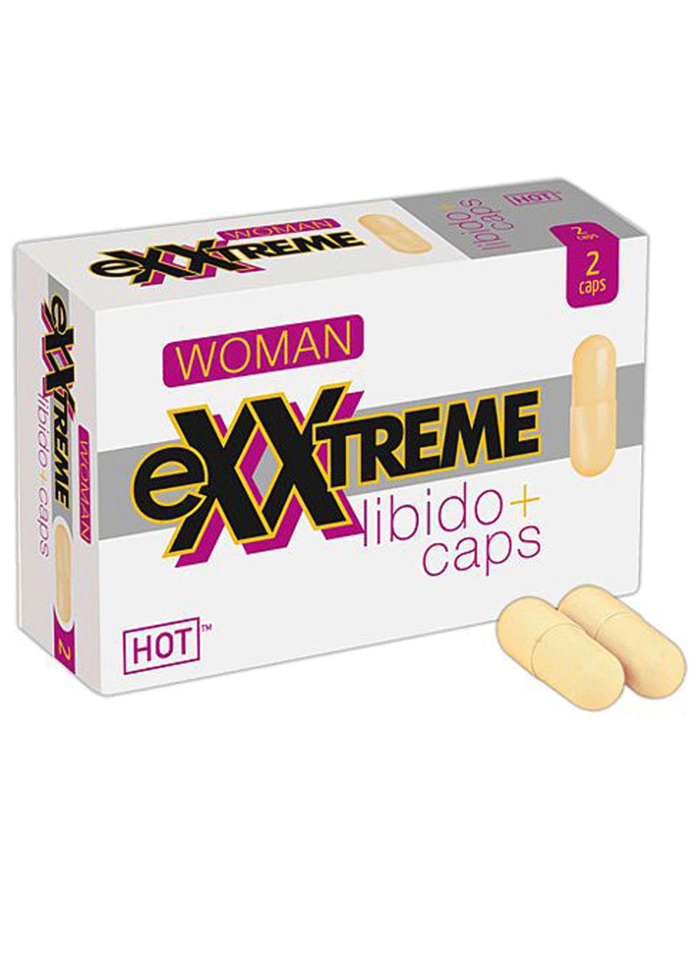 Капсули для підвищення лібідо для жінок HOT eXXtreme (ціна за 2 капсули в упаковці)