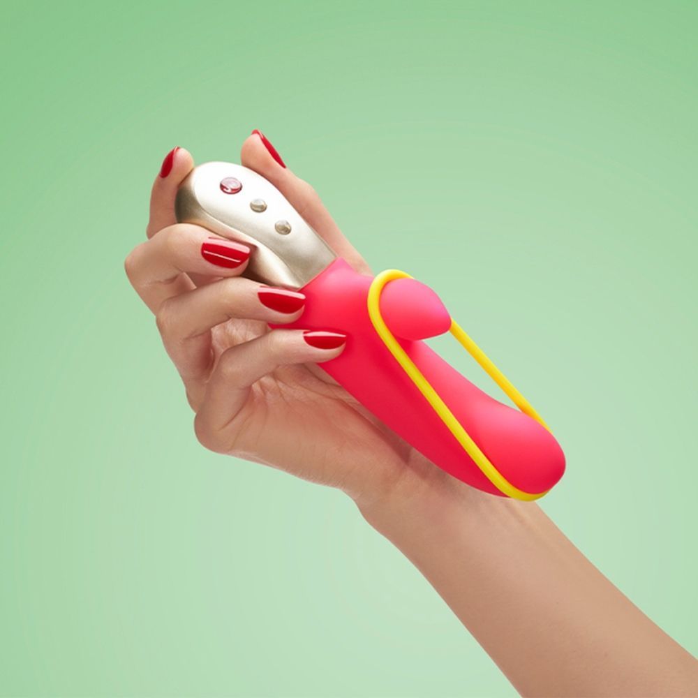 Вибратор-кролик Fun Factory Amorino, силиконовый, розовый