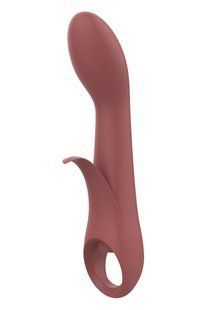 Вибратор Dream Toys Nude Sierra для точки G, коричневый
