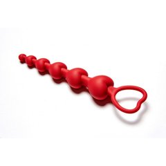 Анальная цепочка Loveshop RED 15.5 см
