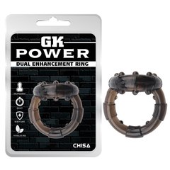 Эрекционное кольцо GK Power DUAL ENHANCEMENT RING Chisa