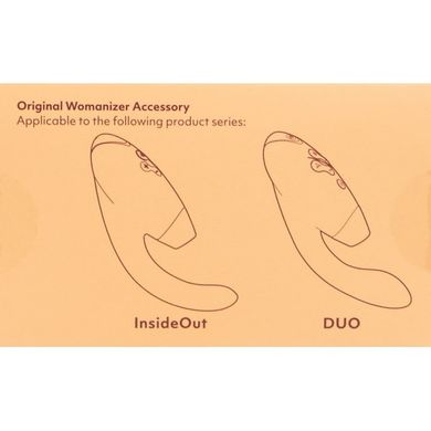 Сменные насадки на Womanizer Inside Out и Duo, бордовый, размер М