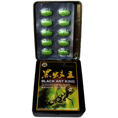 Таблетки BLACK ANT KING для чоловіків 10 шт (ціна за упаковку)