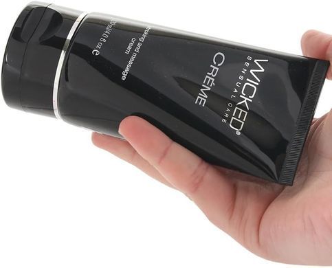 Крем для мастурбації Wicked Masturbation Creme на основі кокосової та мигдальної олії, 120 мл