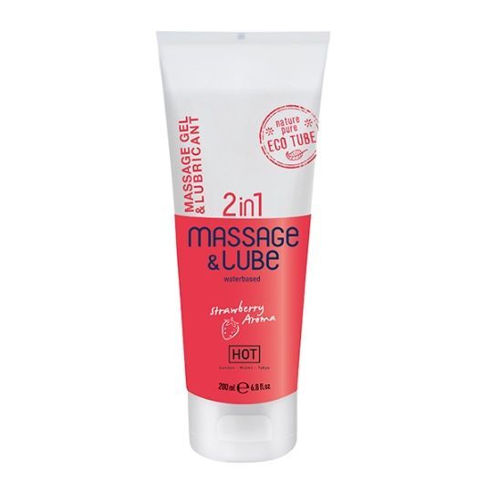 Масажний гель і лубрикант HOT Massage-