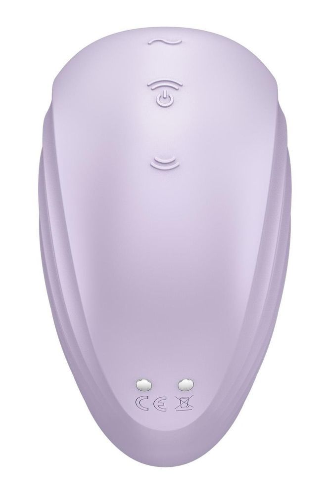 Вакуумний стимулятор Satisfyer Pearl Diver для клітора, з вібрацією, фіолетовий.