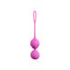 Вагінальні кульки рельєфні Honeybuns Pretty Violet Miss V, рожеві