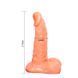Страпон на трусиках BAILE Ultra Passionate Harness з мошонкою, бежевий, 15,7 &times; 3 см