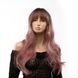 Парик длинный волнистый с челкой Fetish Hair омбре розовый, 65 см