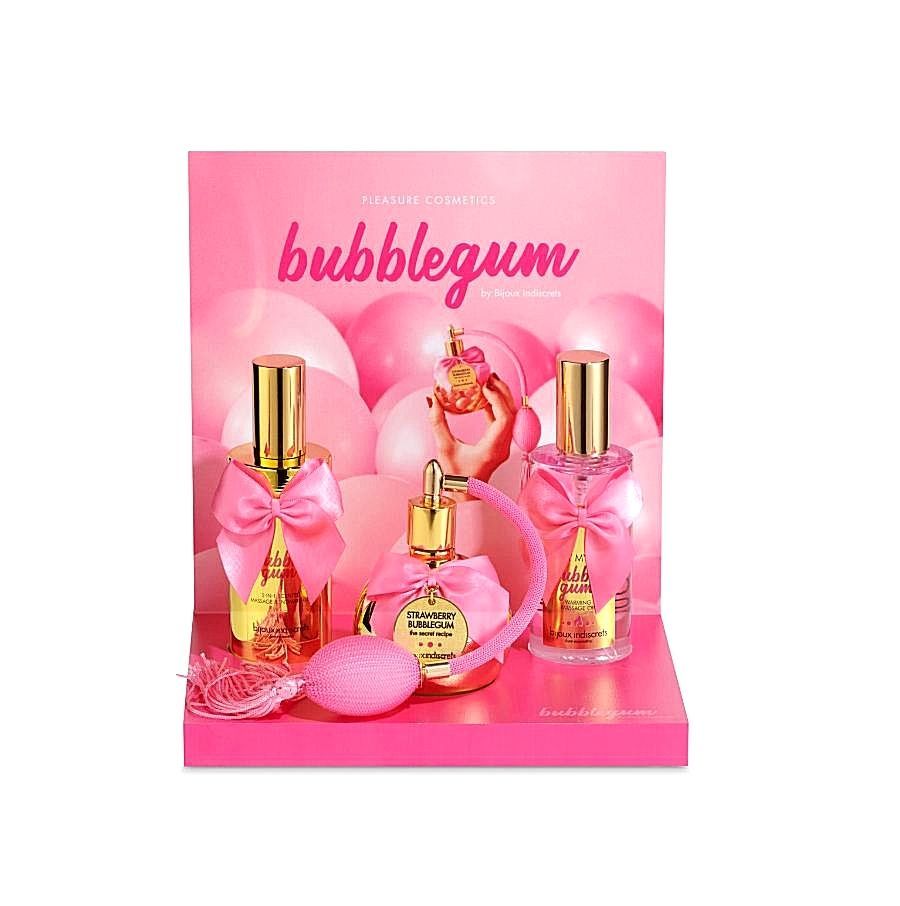 Массажный гель-лубрикант 2 в 1 на силиконовой основе Bijoux Bubblegum с ароматом жвачки, 100 мл