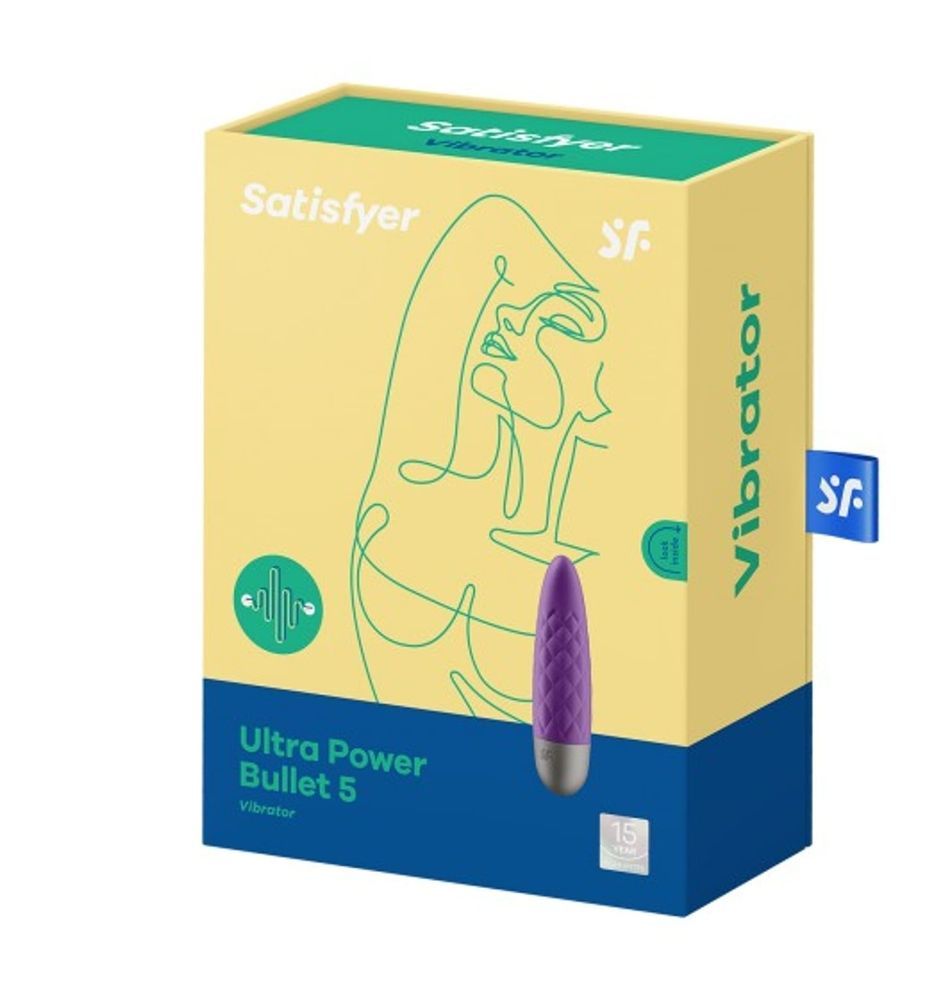 Віброкуля з глибокою вібрацією Satisfyer Ultra Power Bullet 5 фіолетовий