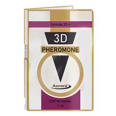 ПРОБНИК Духи с феромонами женские 3D Pheromone formula 25+, 1 мл