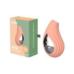 Вакуумный стимулятор для клитора с вибрацией Aria Chisa Kissen, силиконовый
